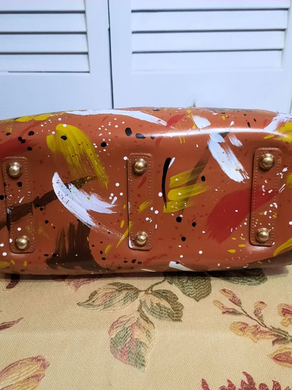 Vintage Dooney & Bourke Dipinta Inspired Satchel - Picture 3 of 16